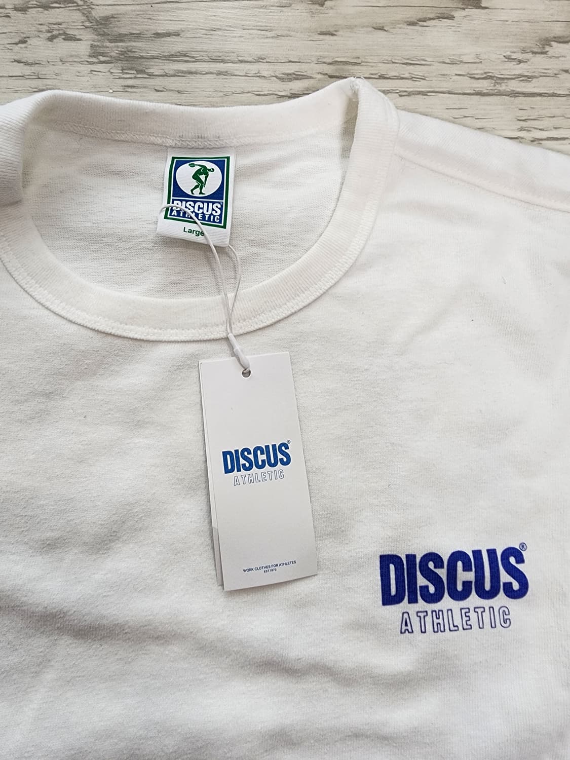 (새상품) DISCUS 디스커스 반팔 티셔츠 팜 L(100~103)사이즈 상품이미지3