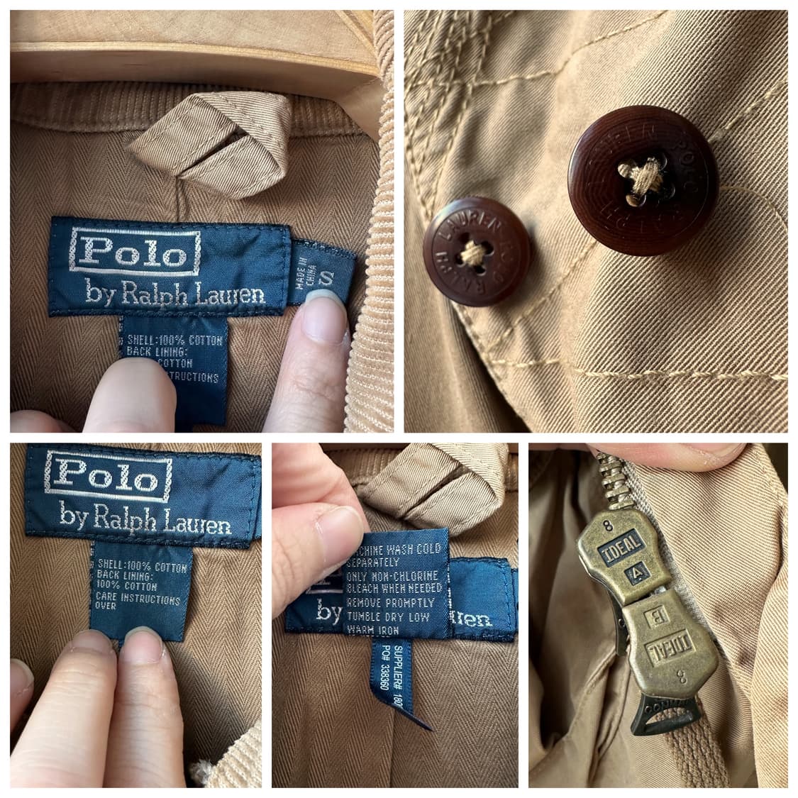 폴로 랄프로렌 모호크 헌팅 자켓 베이지 S 상품이미지10