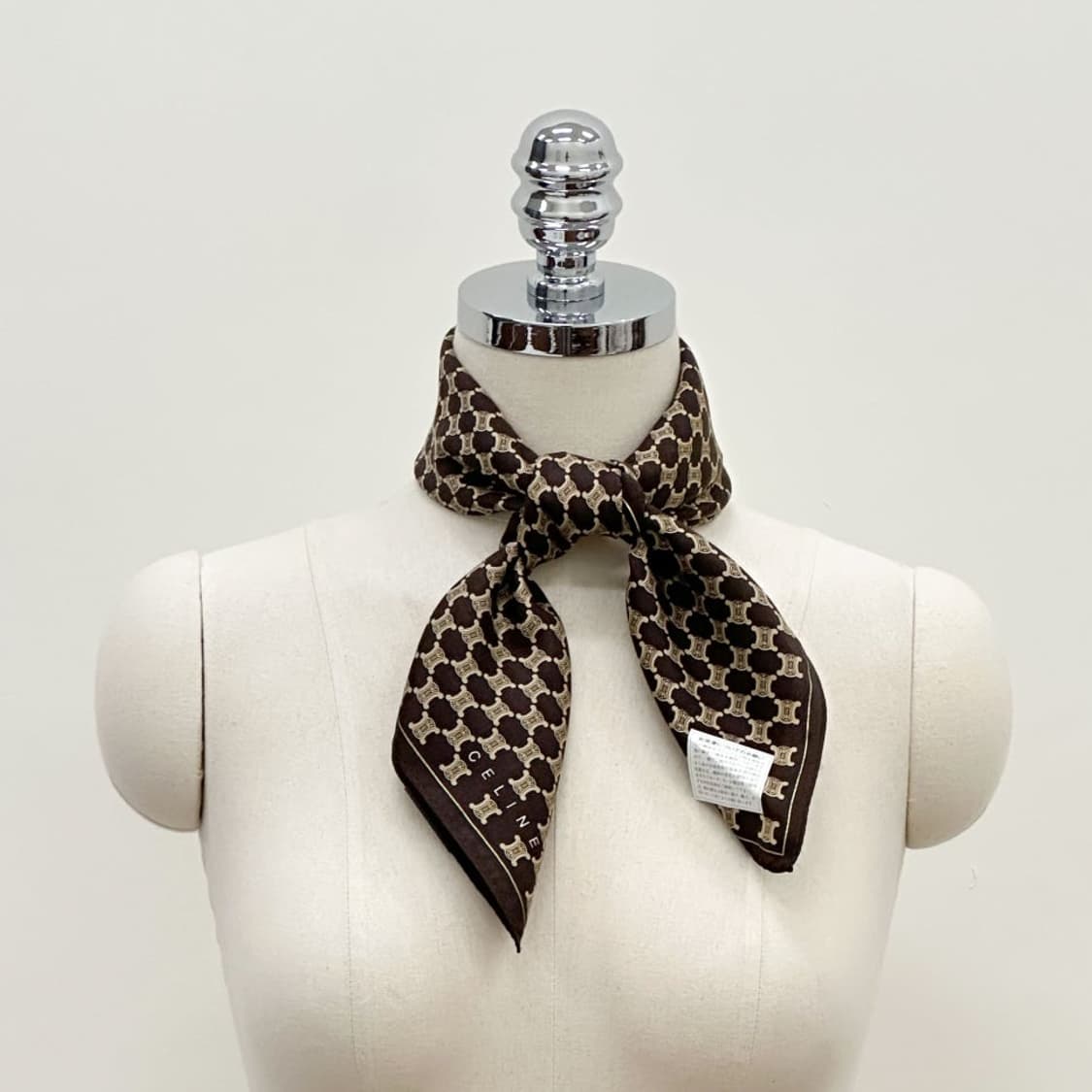 (새상품) celine / 셀린느 실크혼방 쁘띠스카프 상품이미지10