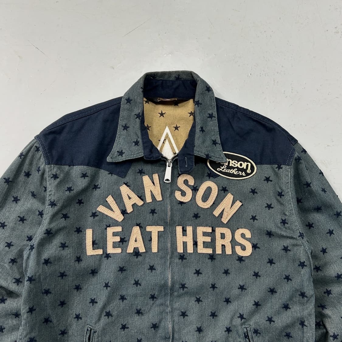 밴슨 빅로고 스트 집업 자켓  상품이미지2