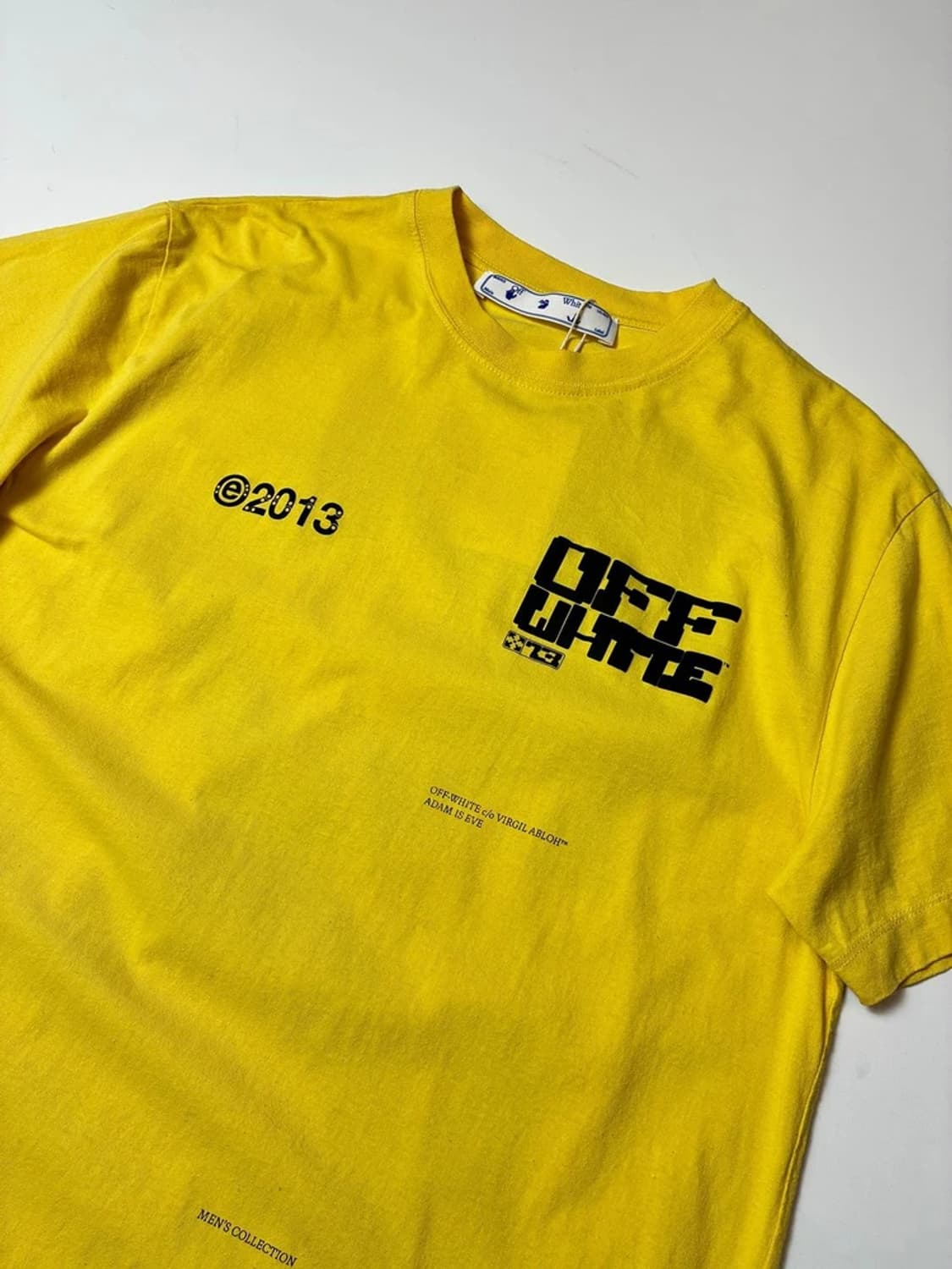 오프화이트 21ss 에로우 로고 옐로우 반팔 티셔츠 PN8605 상품이미지4