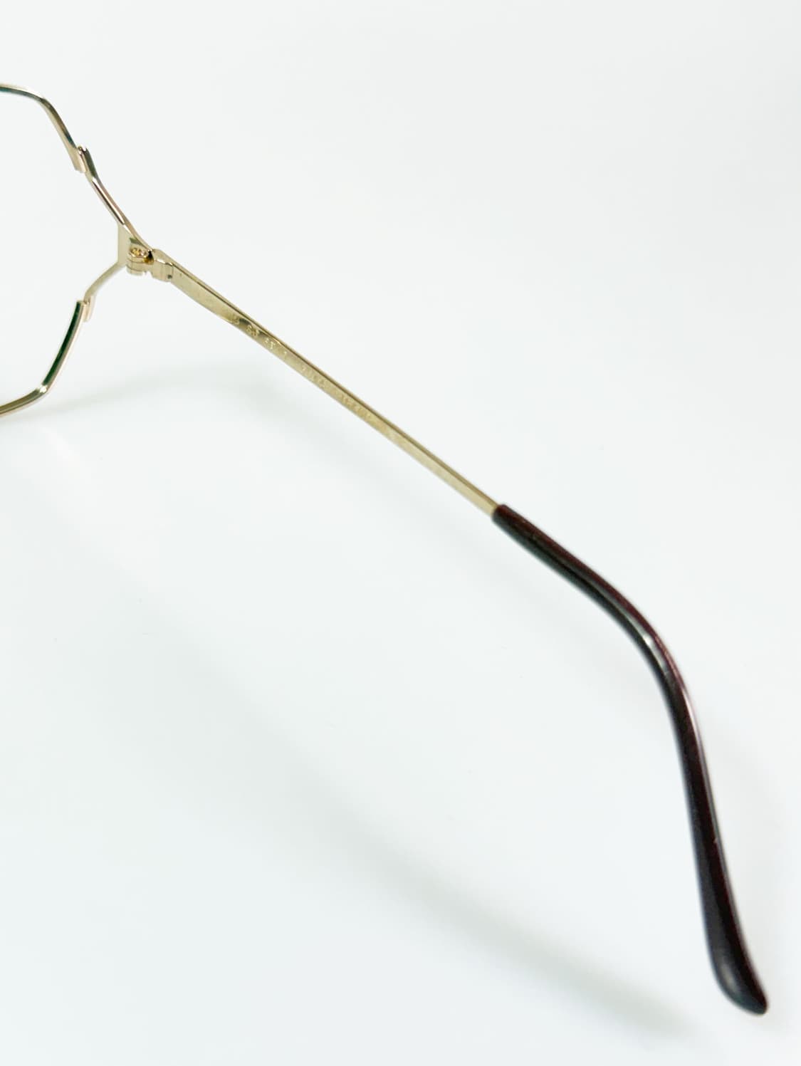 90s 서전 SJ STAR 골드톤 지오메트릭 메탈 빈티지 안경 상품이미지6