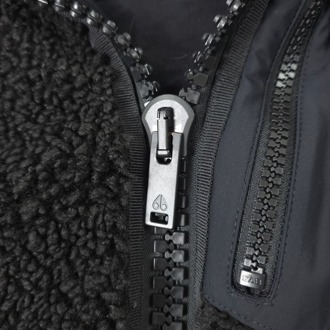 무스너클 사글렉 플리스 집업 블랙 (M) 상품이미지5