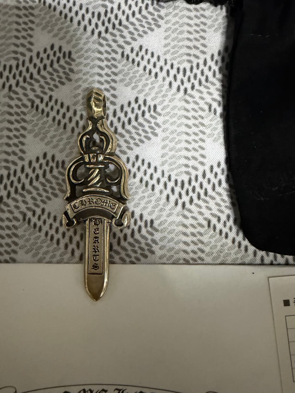 크롬하츠 정품 라지 대거 펜던트 상품이미지3