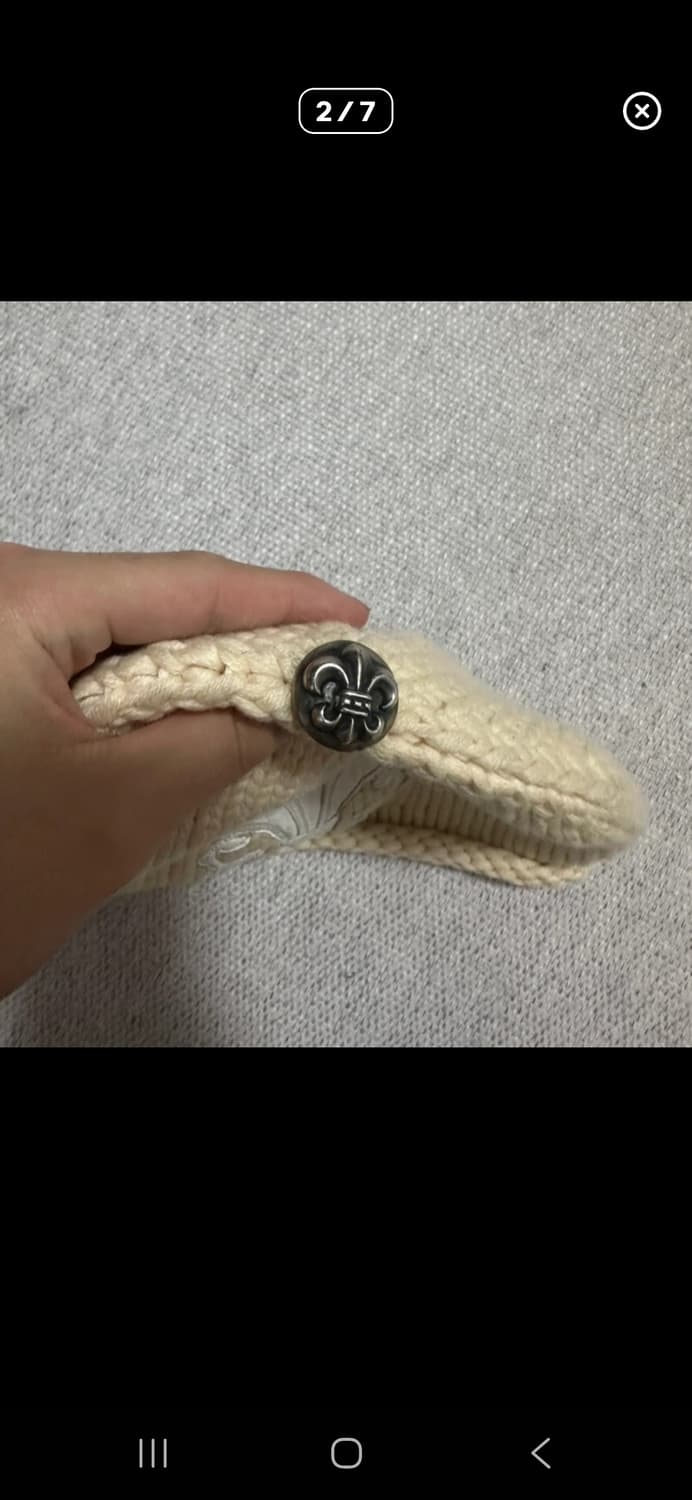 오늘만 급처) 크롬하츠 아이보리 비니 상품이미지2