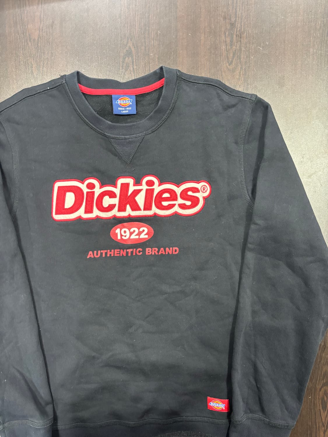 디키즈 블랙 맨투맨 티셔츠 상품이미지2