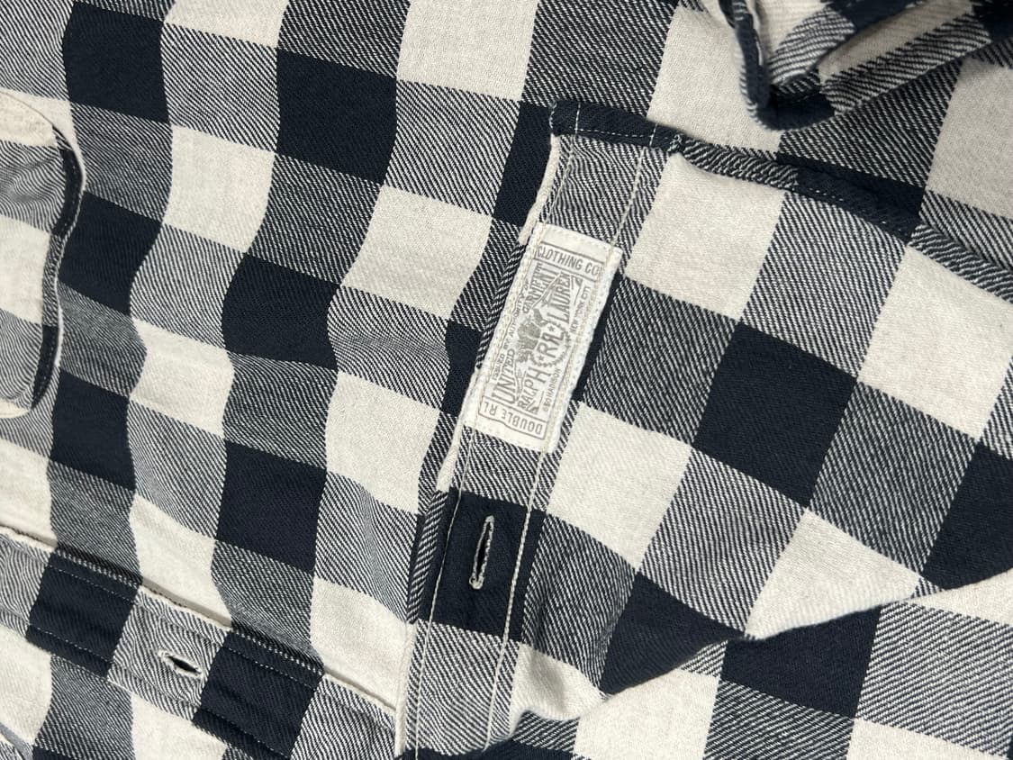 더블알엘 버팔로 체크 트윌 워크 셔츠 상품이미지4