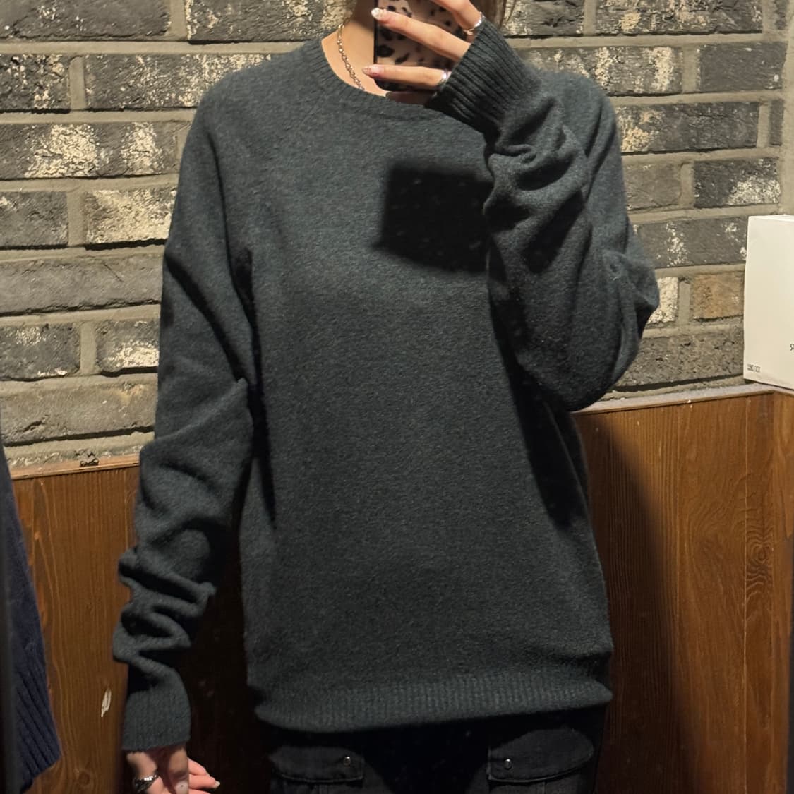 M) 브룩스브라더스 울 카라 니트 상품이미지7
