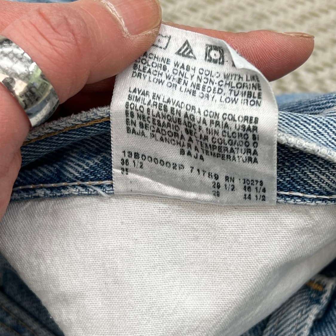 랭글러 워크 데님팬츠 r3395 상품이미지8