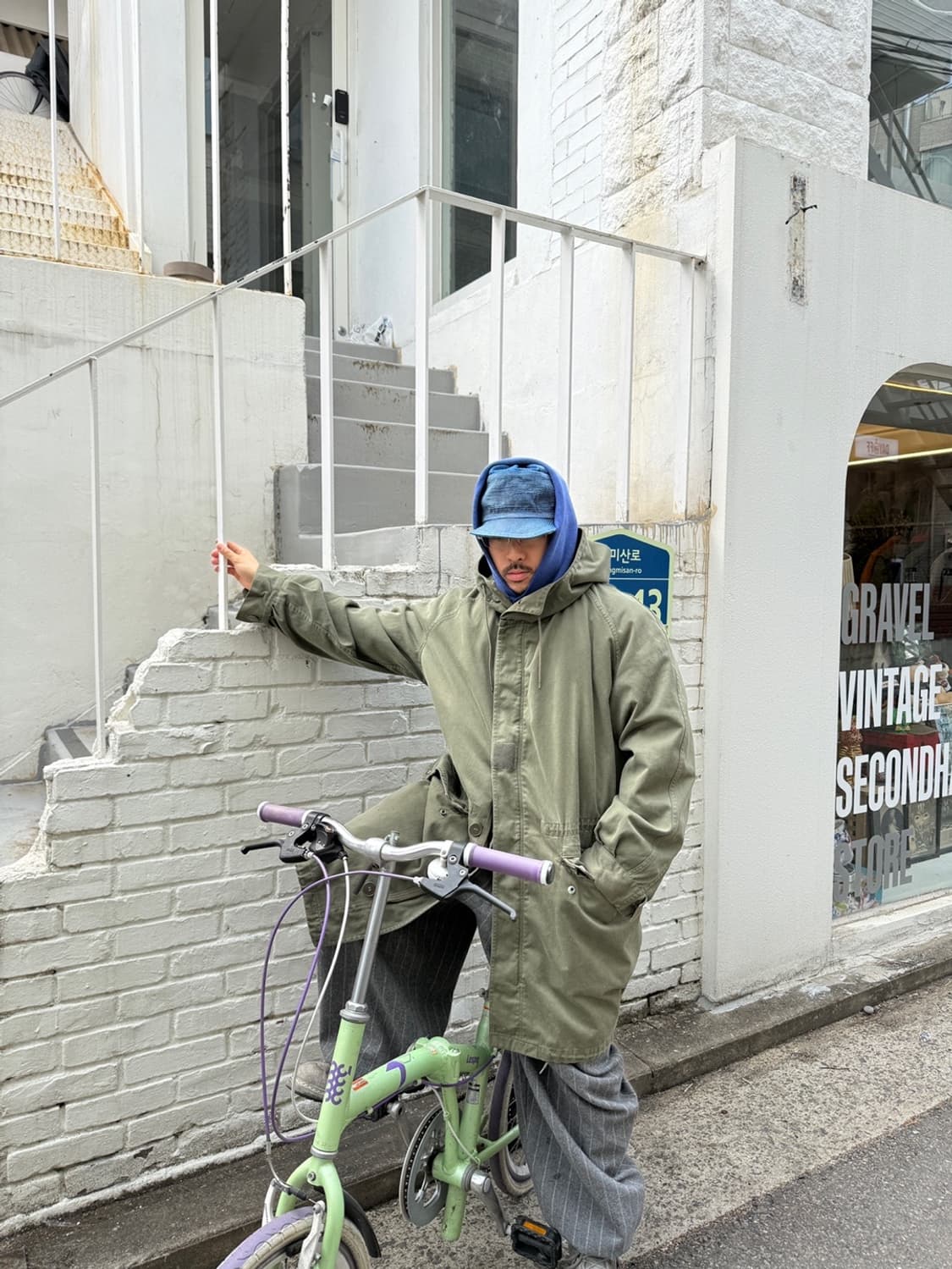 프렌치 밀리터리 M64 오리지널 개파카 m51 피쉬테일파카 상품이미지1