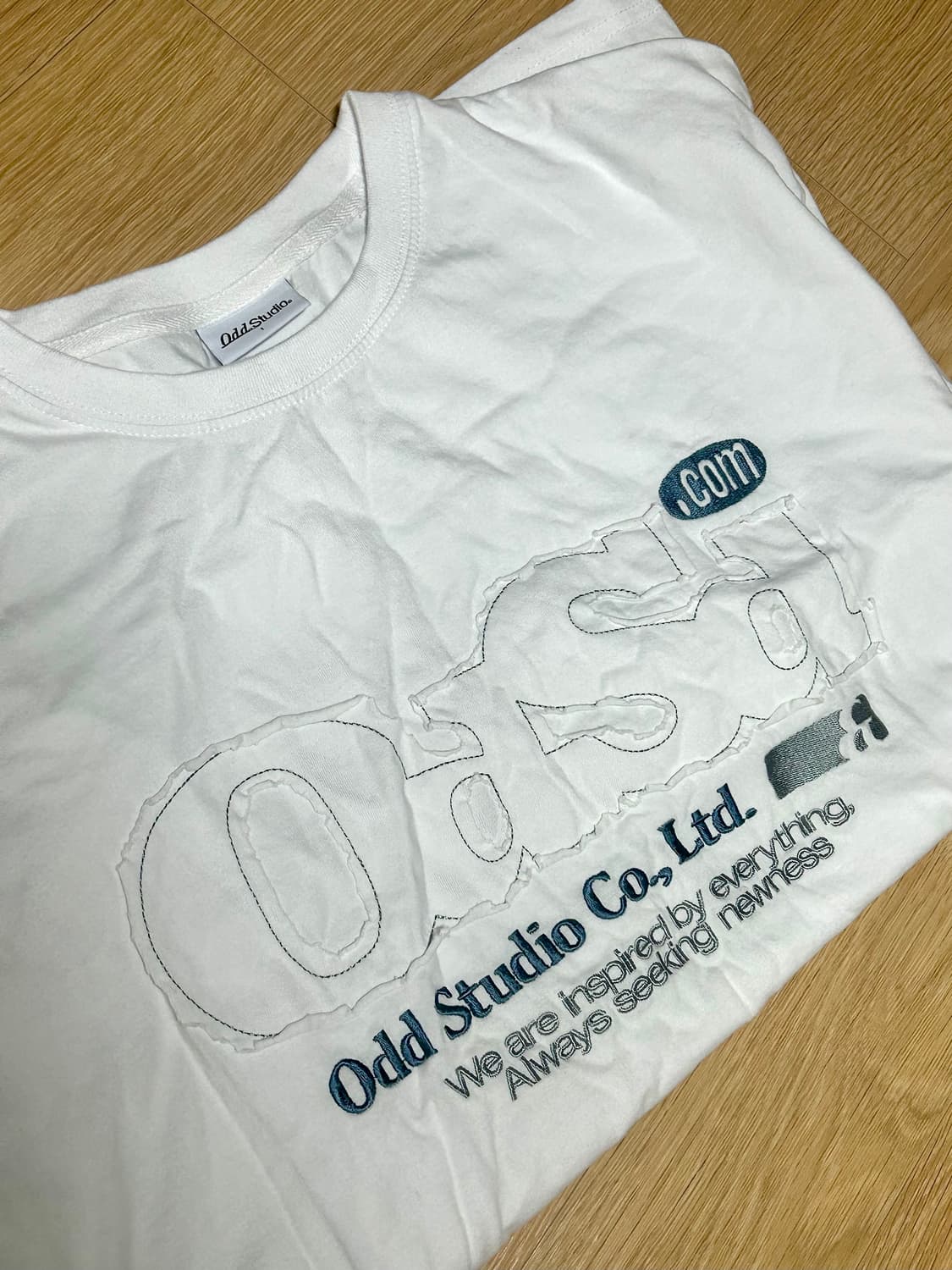 [M] 오드스튜디오 데미지 티셔츠 상품이미지1
