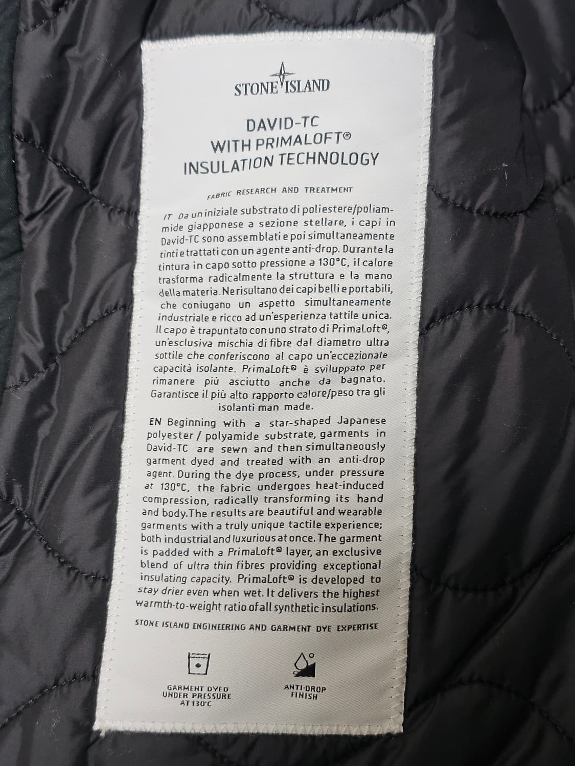 스톤아일랜드 DAVID-TC WITH PRIMALOFT 자켓 상품이미지8