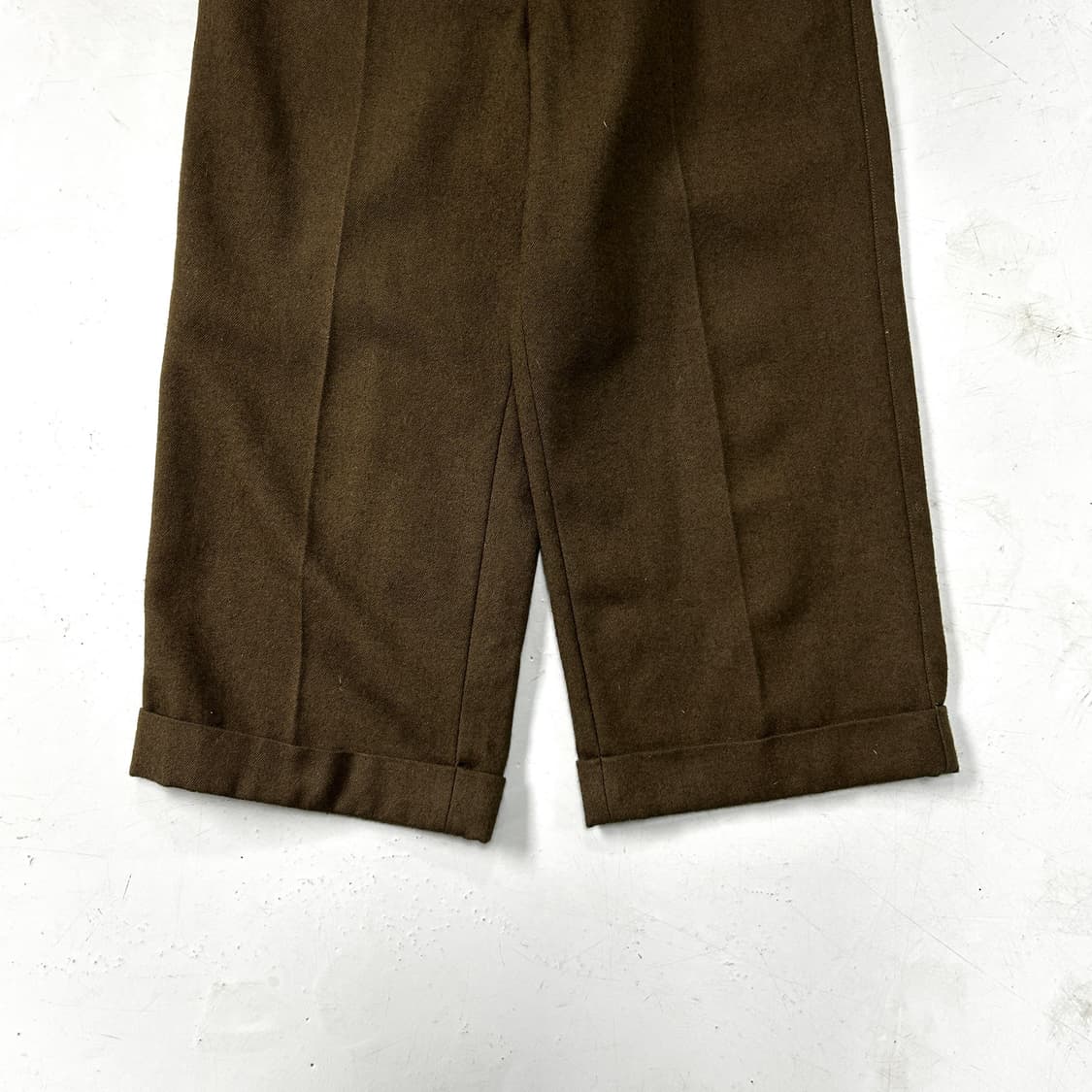 MHL 카키 울 와이드팬츠 상품이미지3