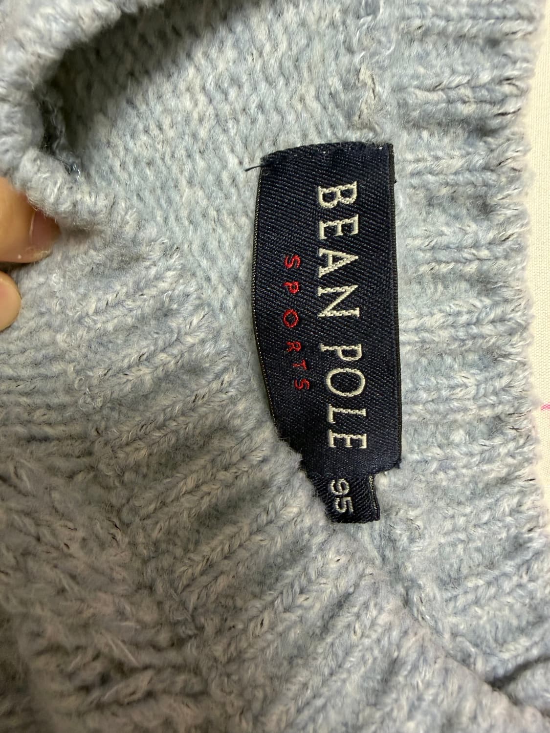 빈폴 로고 케이블니트 95 상품이미지2