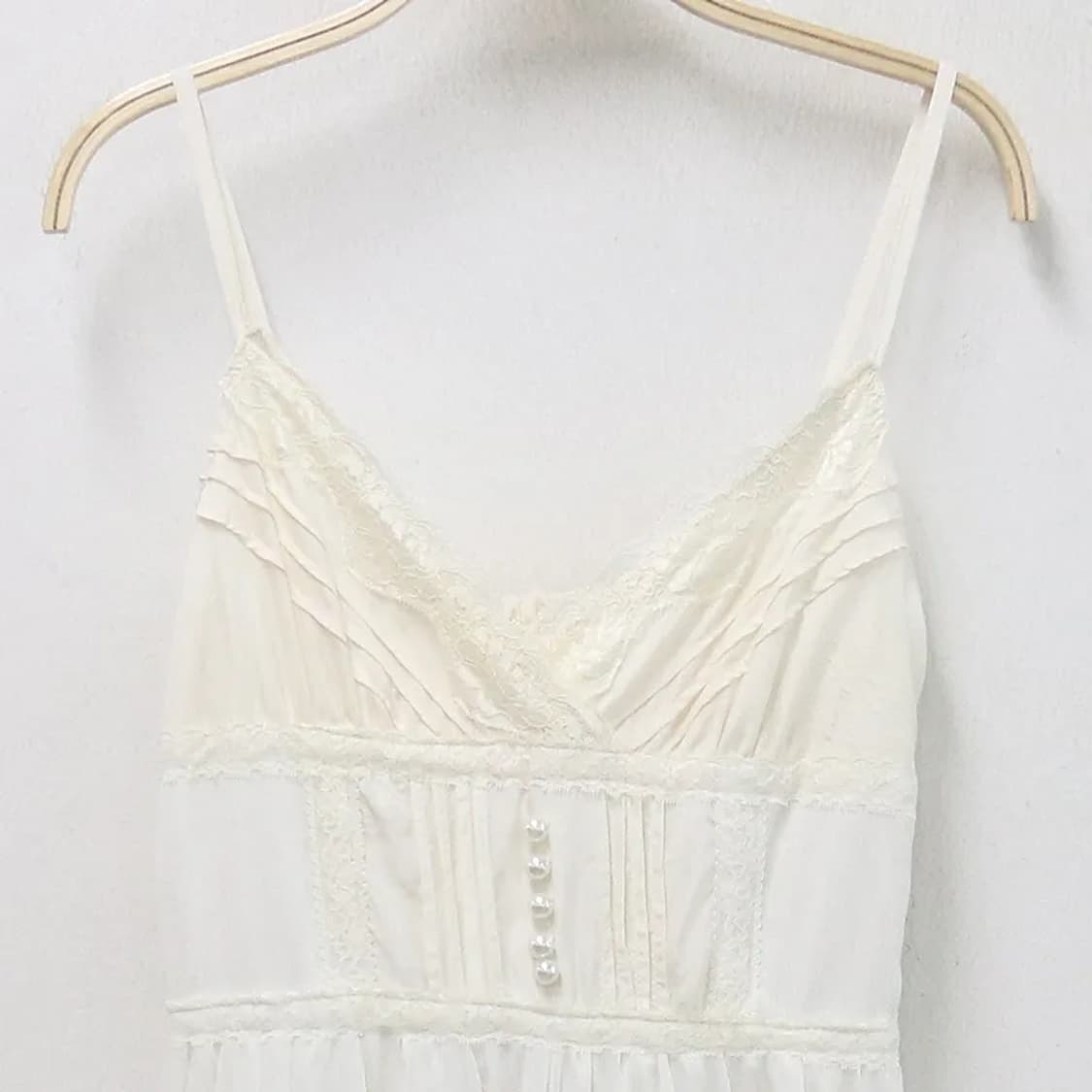 BE RADIANCE 실크 뷔스티에 스모크 밴딩 끈원피스 66311 상품이미지3