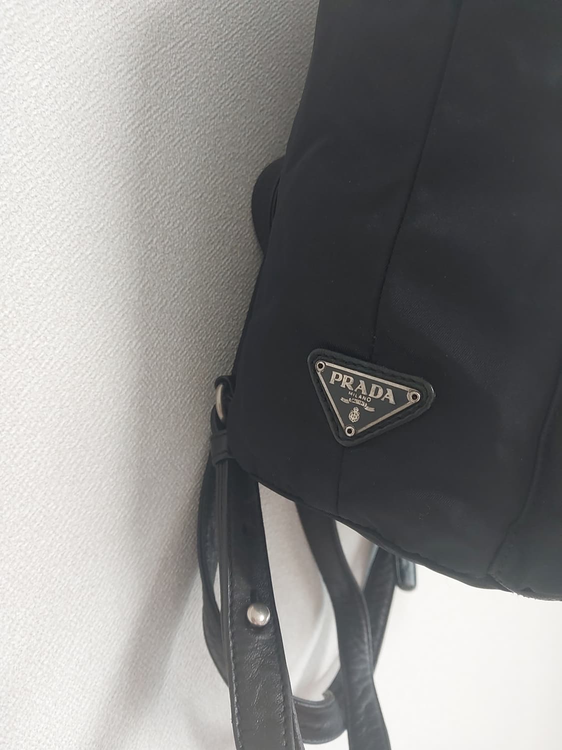 정품 프라다 빈티지 나일론 백팩 상품이미지3
