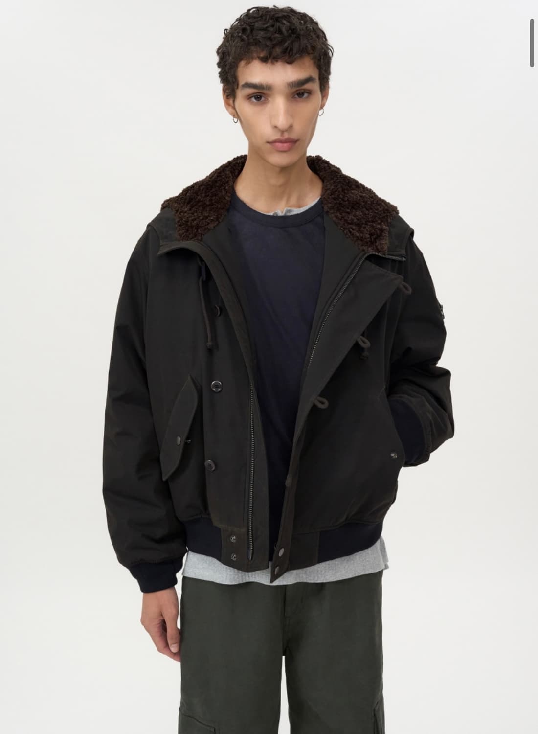 [L] 인사일런스  N-2B 파일럿 파카 KHAKI BROWN 상품이미지1