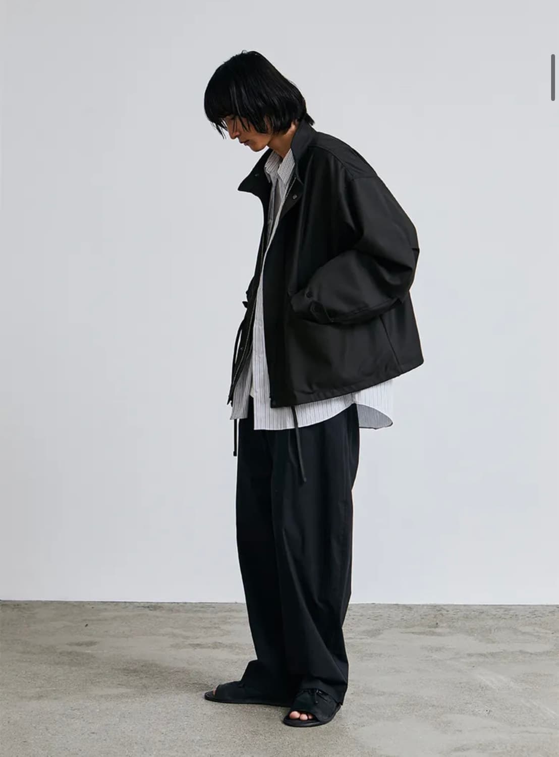 로그존그레이 피쉬테일 블루종 M (100-105) 오버핏 상품이미지3