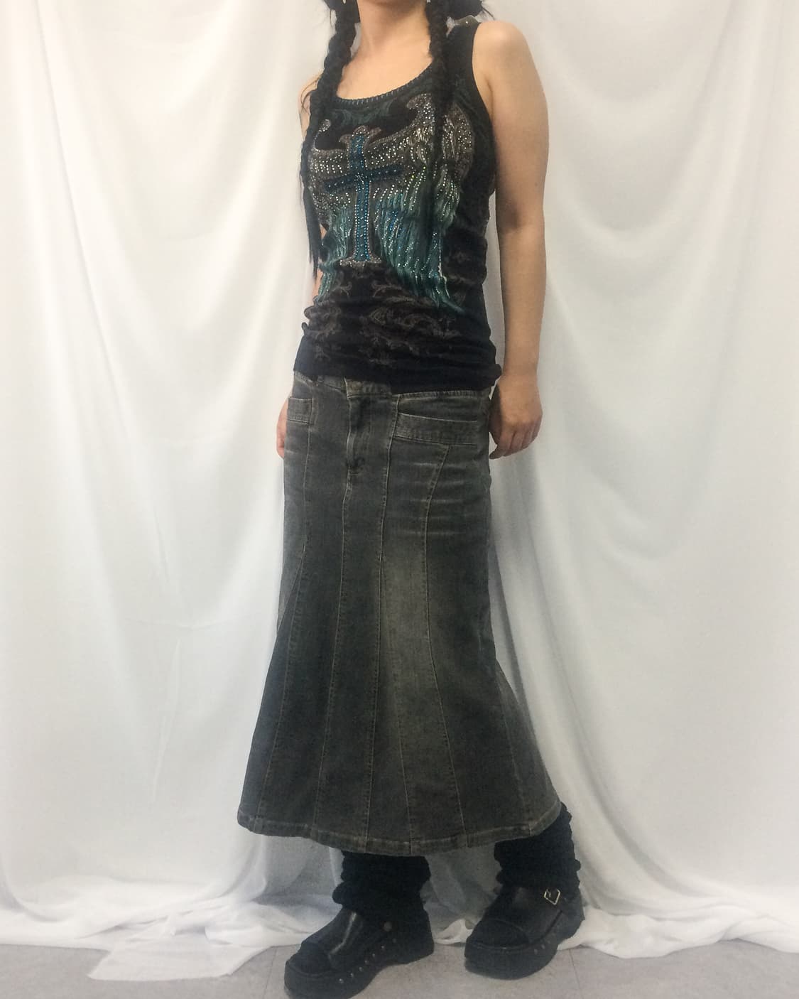 Washing long skirt 상품이미지6