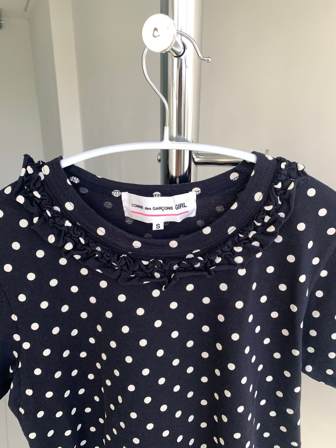 Comme des garcons girl 꼼데가르송 걸 도트 티셔츠 상품이미지2