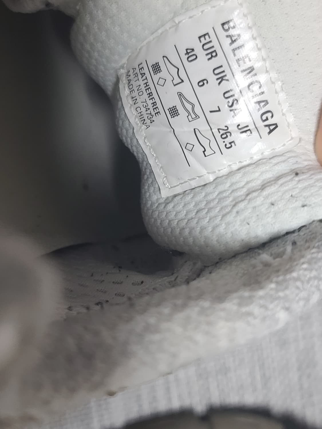 발렌시아가 3xl 에그쉘 스니커즈 40 상품이미지8