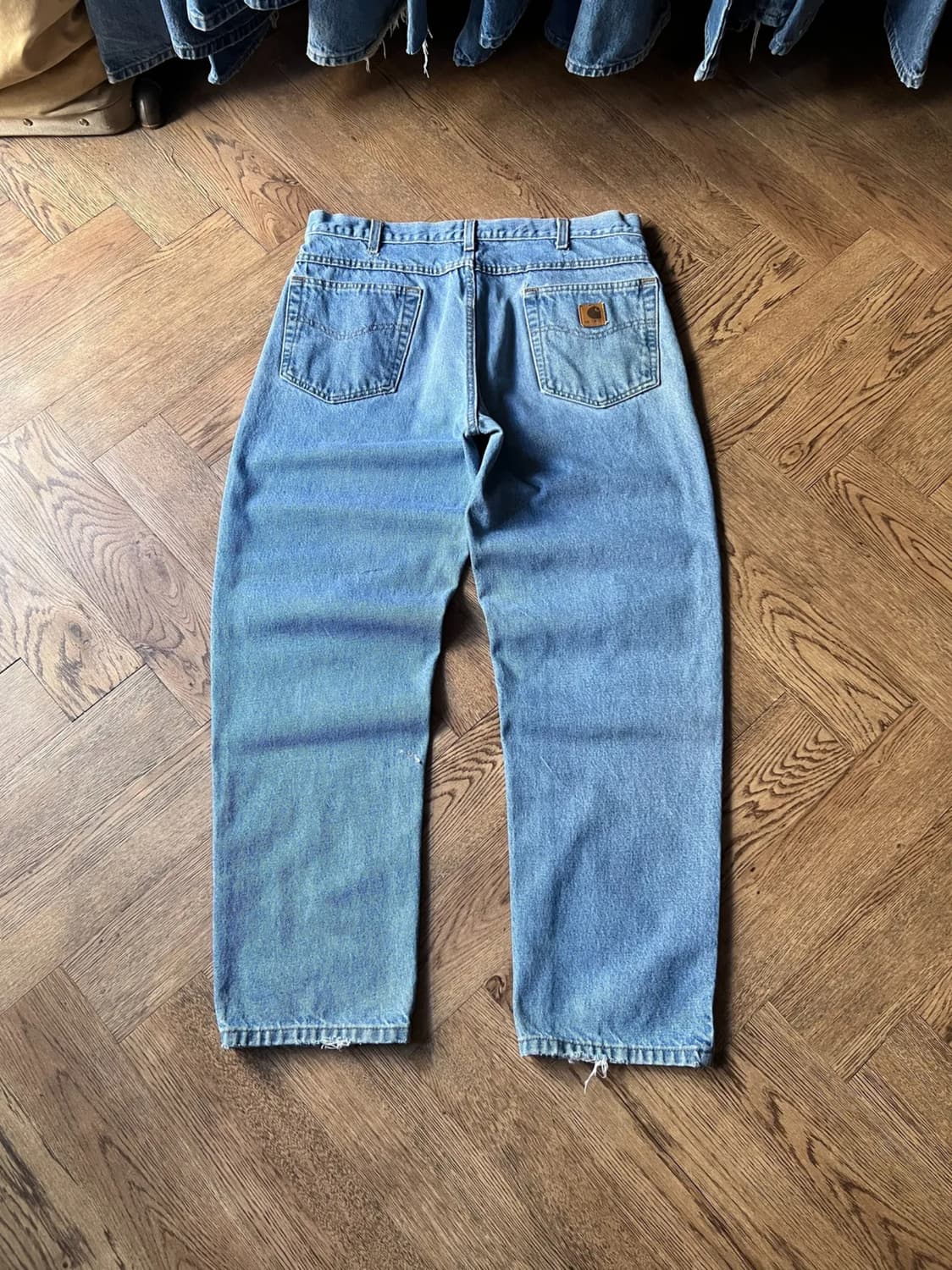 [36]칼하트 USA 빈티지 워싱 워크 데님 팬츠 상품이미지1