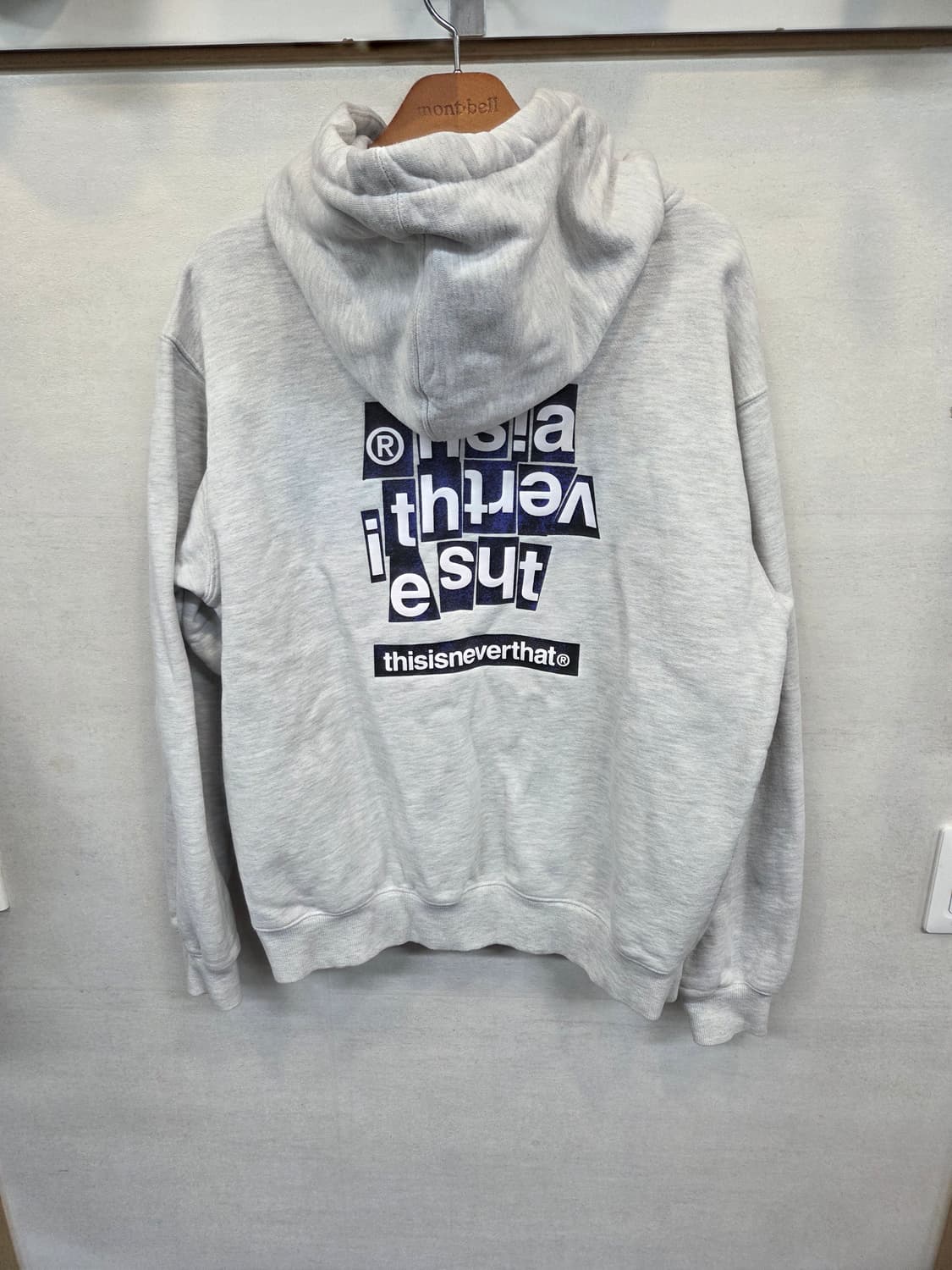 디스이즈네버댓 cnp 로고 기모 후드집업 s 상품이미지2