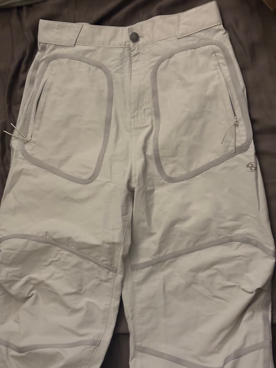 산산기어 웨빙 패치 팬츠 아이보리 상품이미지1