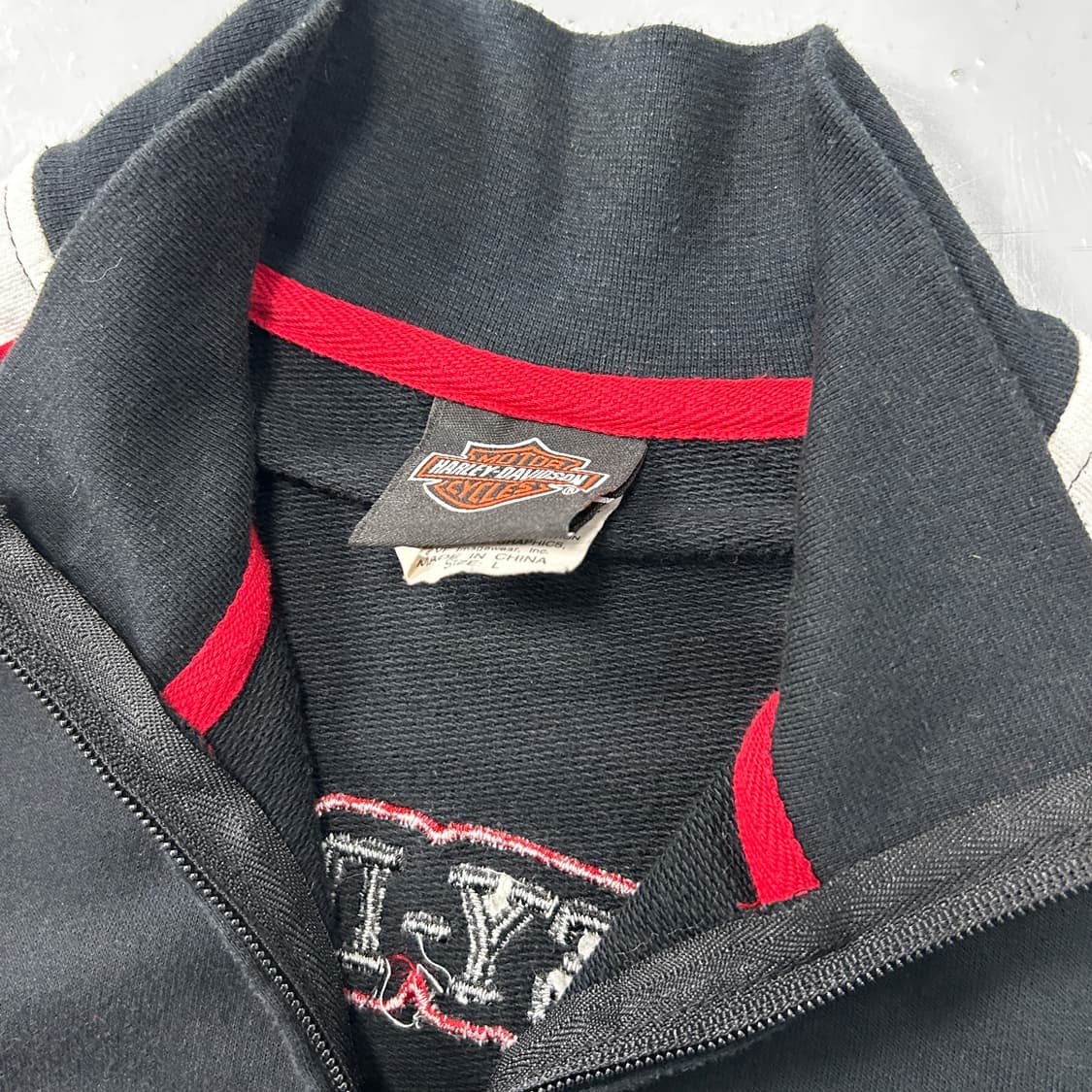 할리데이비슨 로고 스웻 집업 상품이미지7