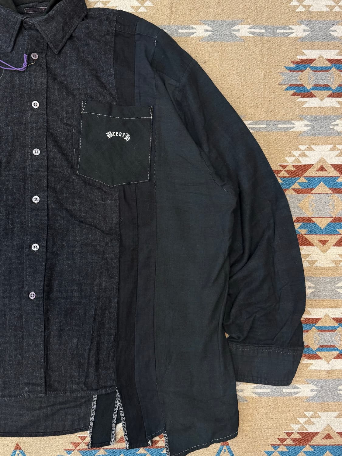 [OS] 니들스 x 브레스 리빌드 7컷 와이드 후드 셔츠  상품이미지3