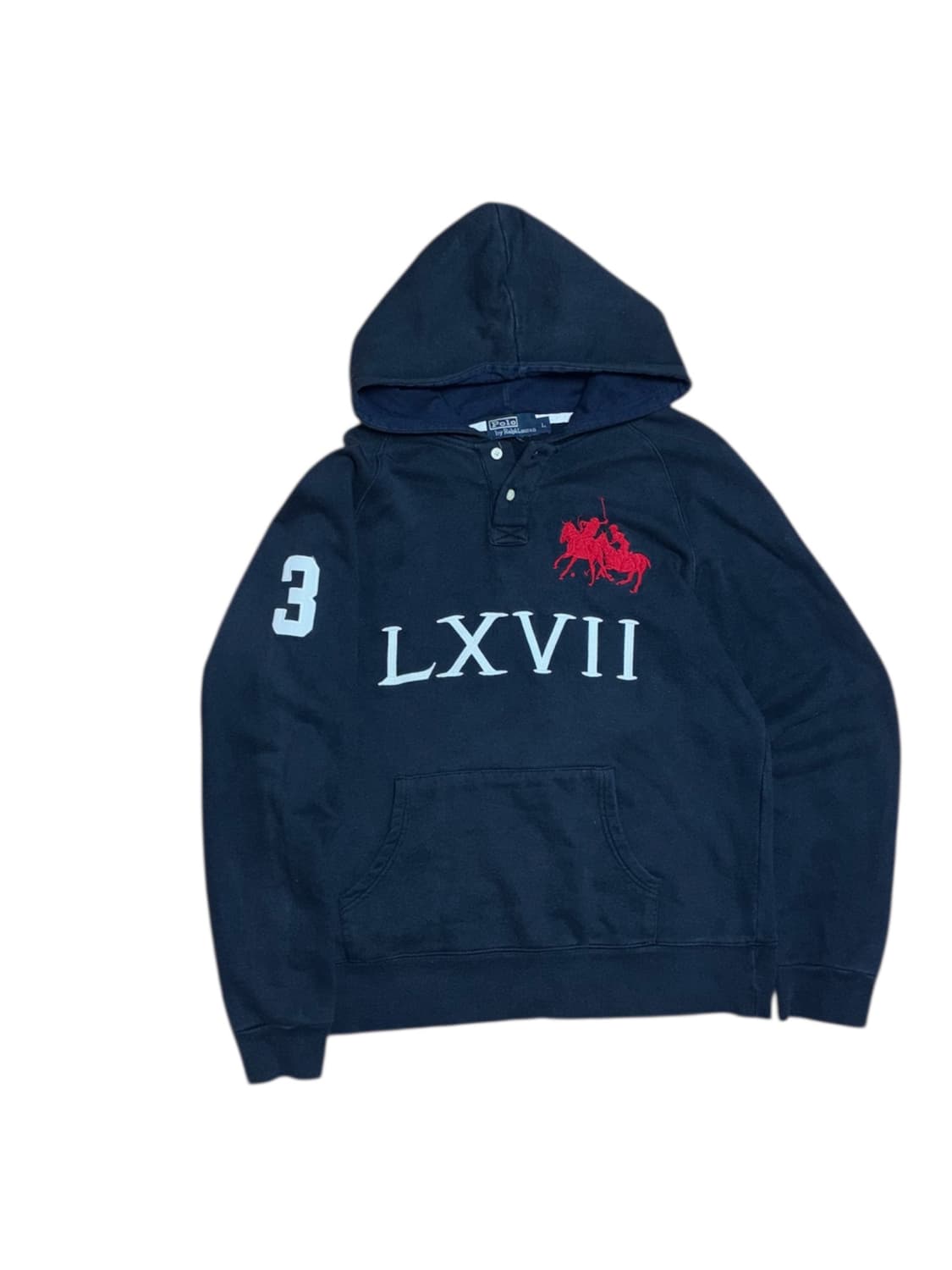 폴로 랄프로렌 빅포니 버튼 후드집업 상품이미지3