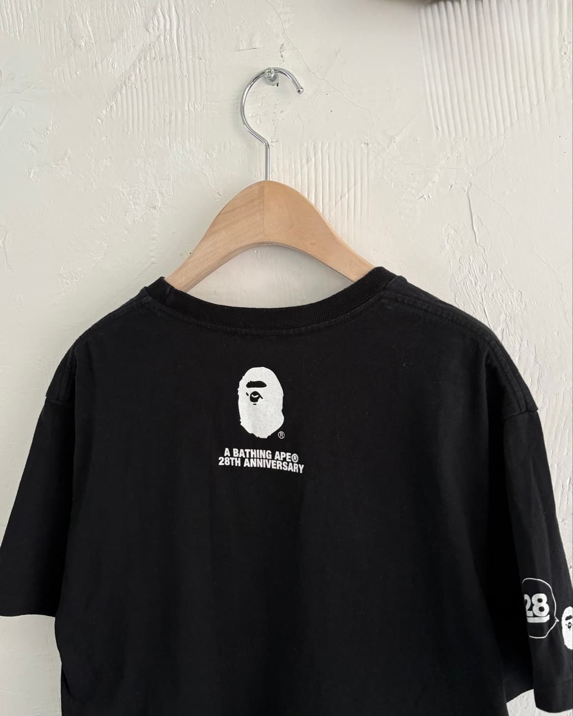 BAPE 베이프 x 메디콤 블랙 토이 카모 베어 티셔츠 상품이미지3