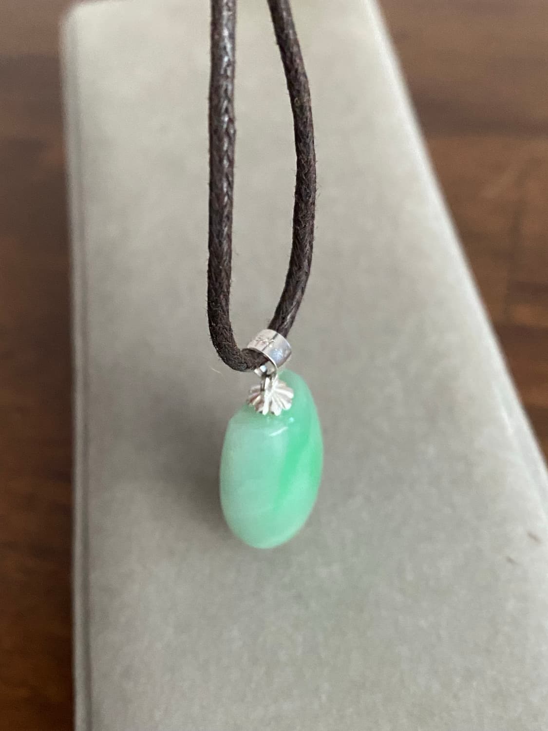천연 비취 펜던트 실버 목걸이(925) 상품이미지6