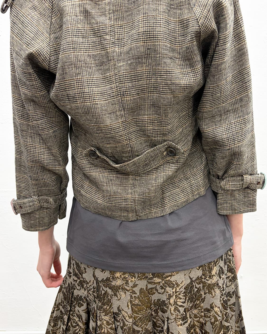 휴고 보스 오렌지 탭 빅 버튼 크롭 자켓 상품이미지7