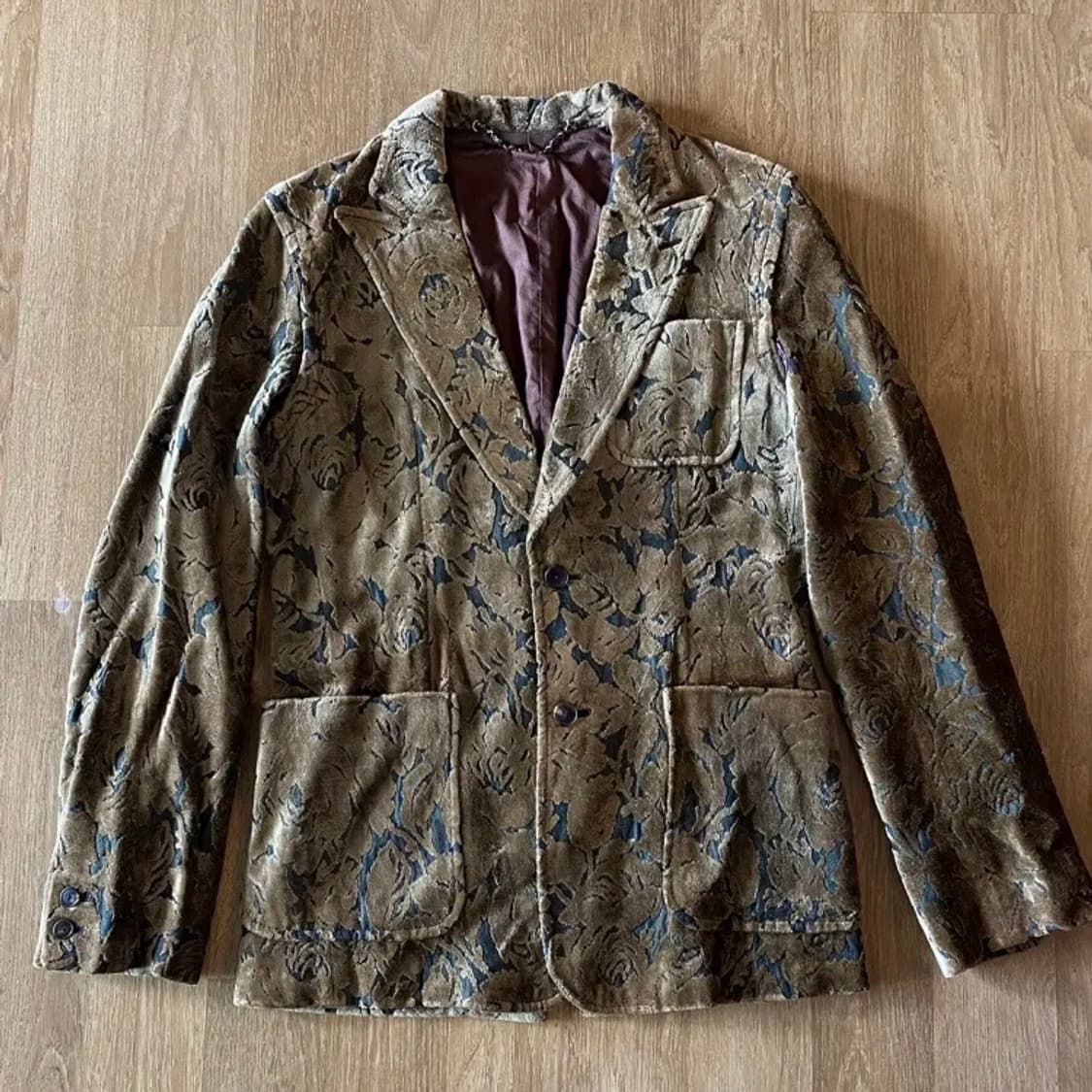 넘버나인 AW02 조지 해리슨 벨벳 자켓 상품이미지5