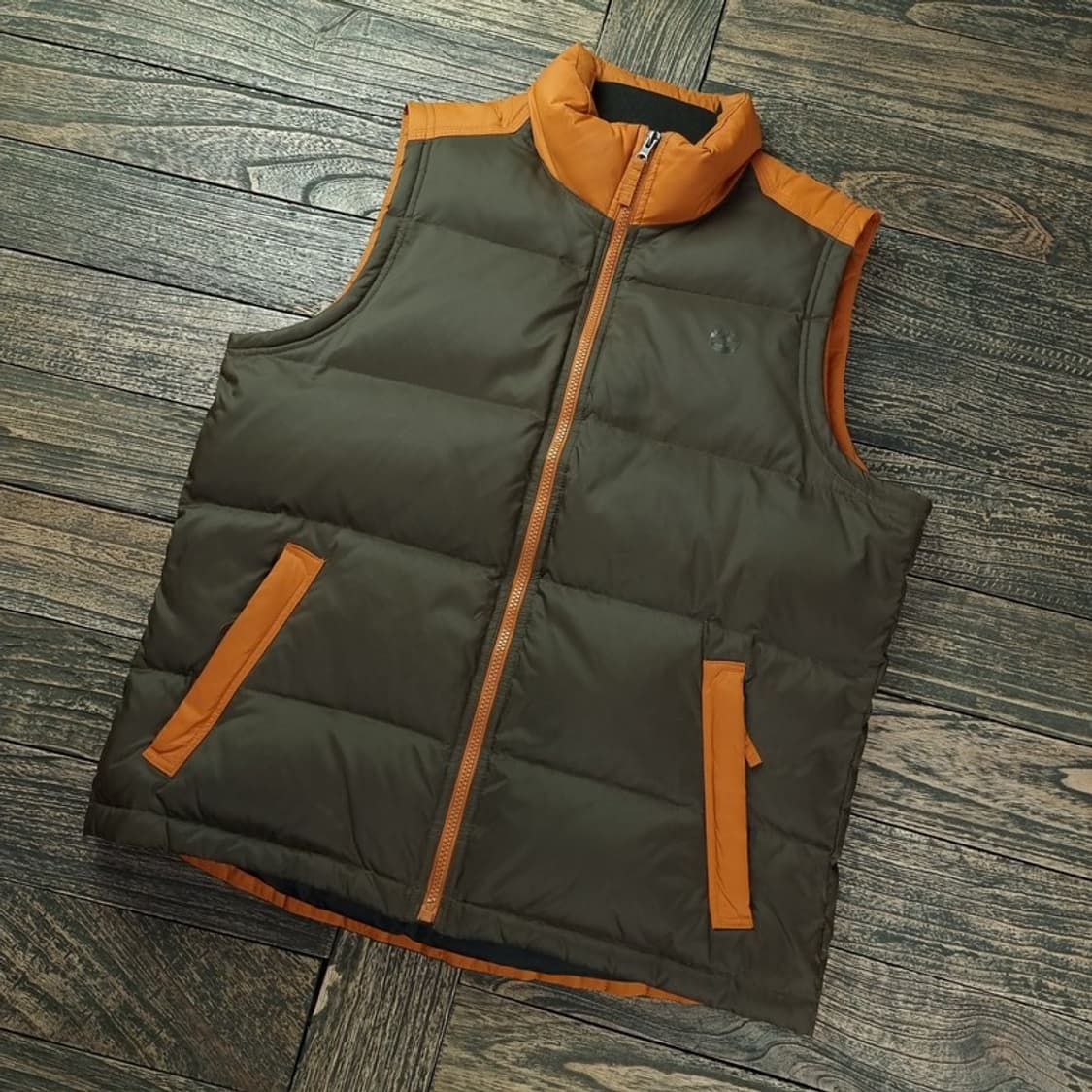 [팀버랜드] 로고 프린팅 덕다은 패딩 베스트 조끼 M18247 상품이미지1