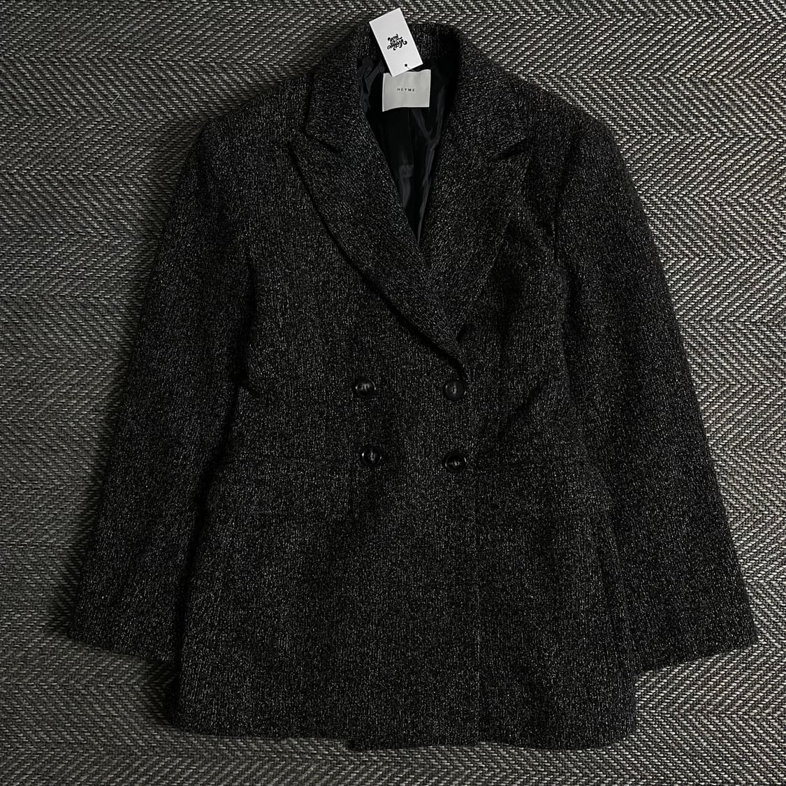 빈티지 우먼스 울 더플 하프 코트o 3313 상품이미지1