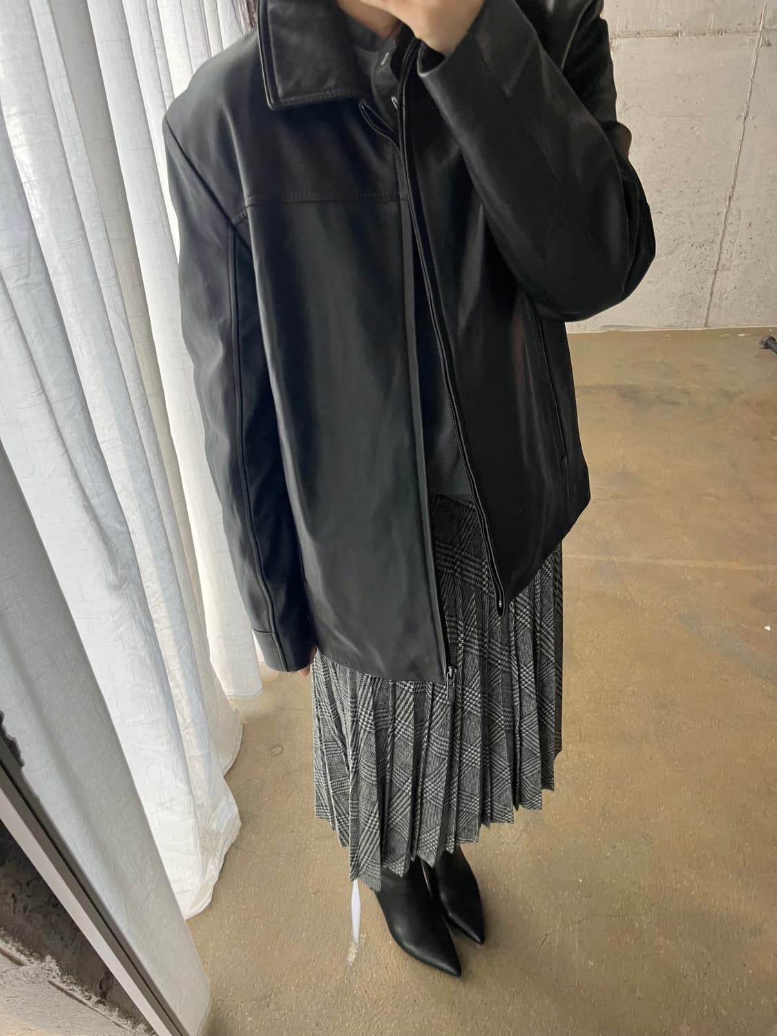 90s ICINOO lambskin 양가죽 자켓 상품이미지7