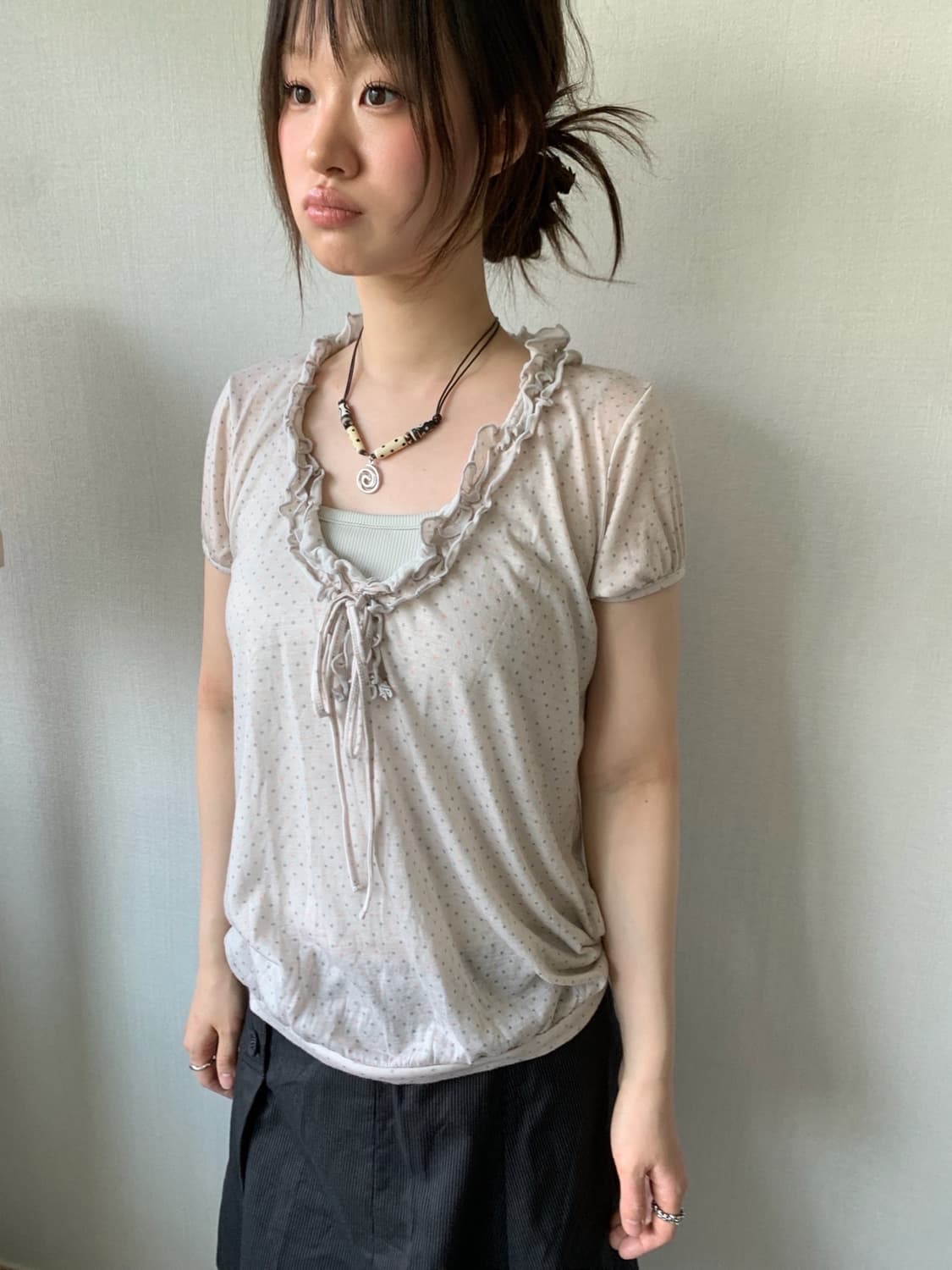 dot dot! frill top .. 상품이미지1