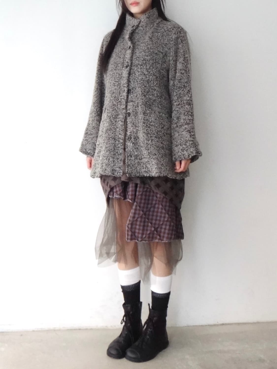 Single button jacket / grey 상품이미지2