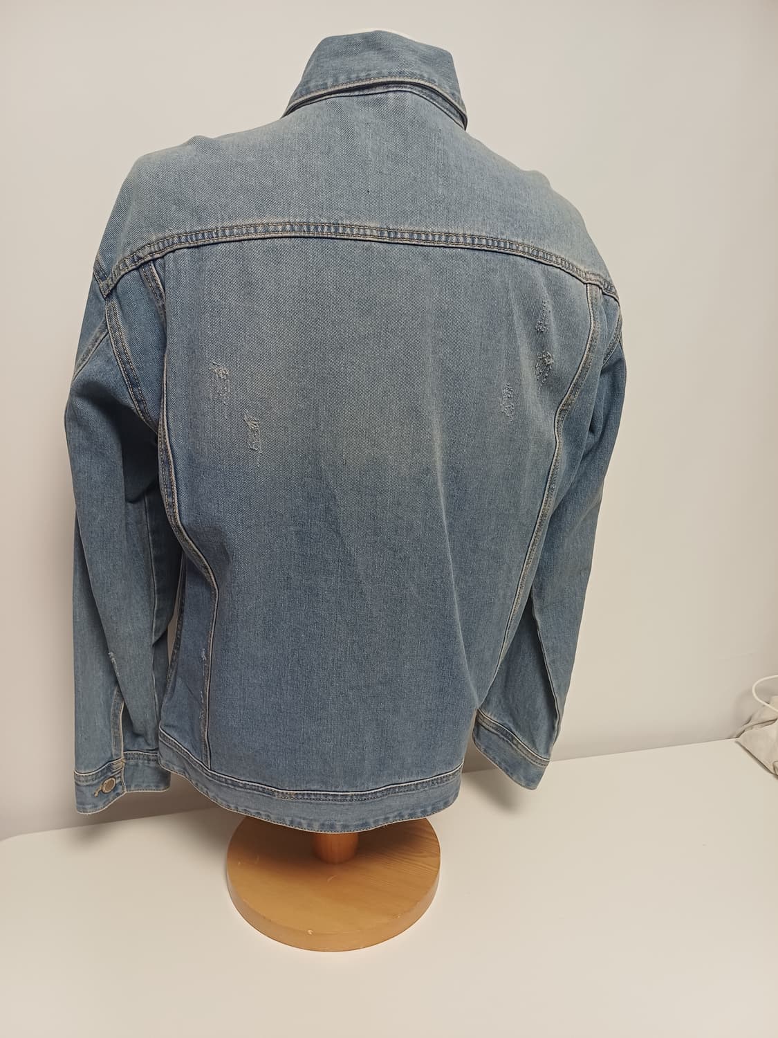 [지오지아] 세미오버핏 데님 자켓- 100(L) 사이즈 상품이미지3