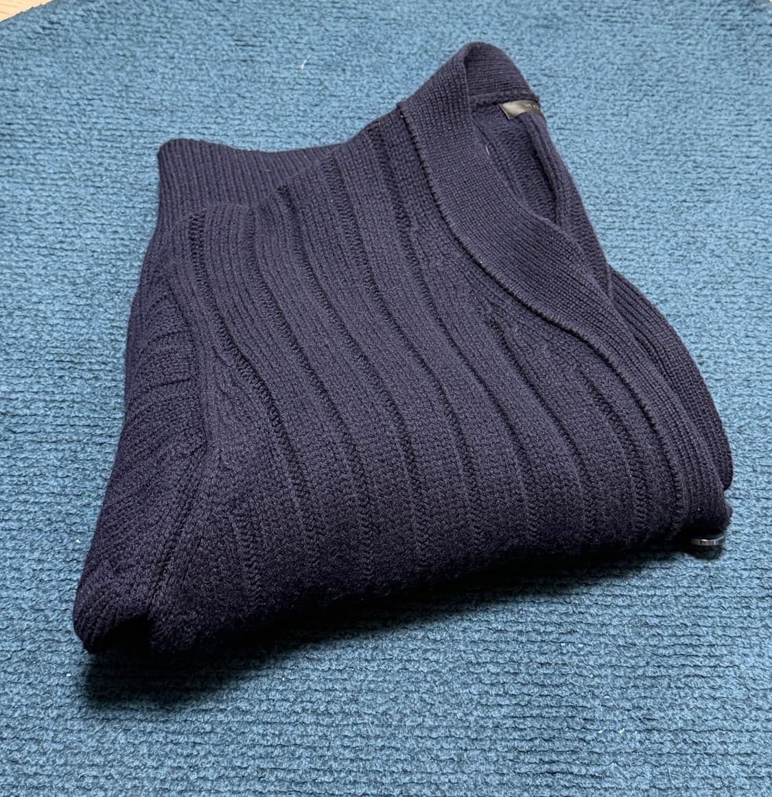 [48] 모마디자인 크롭가디건 네이비 상품이미지1