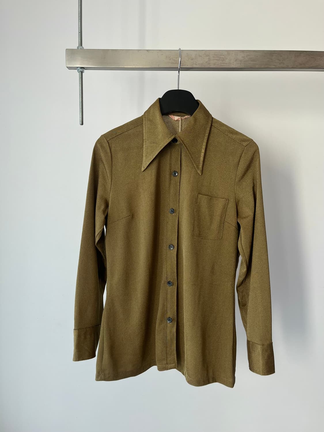 1970~80's vintage butterfly collar shirt 상품이미지1