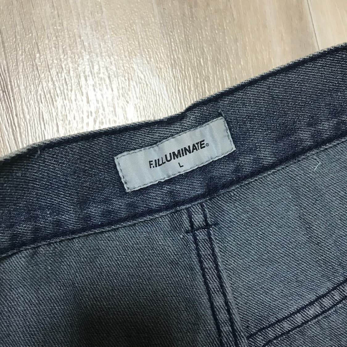 필루미네이트 워시드 데님 팬츠 L사이즈 상품이미지7
