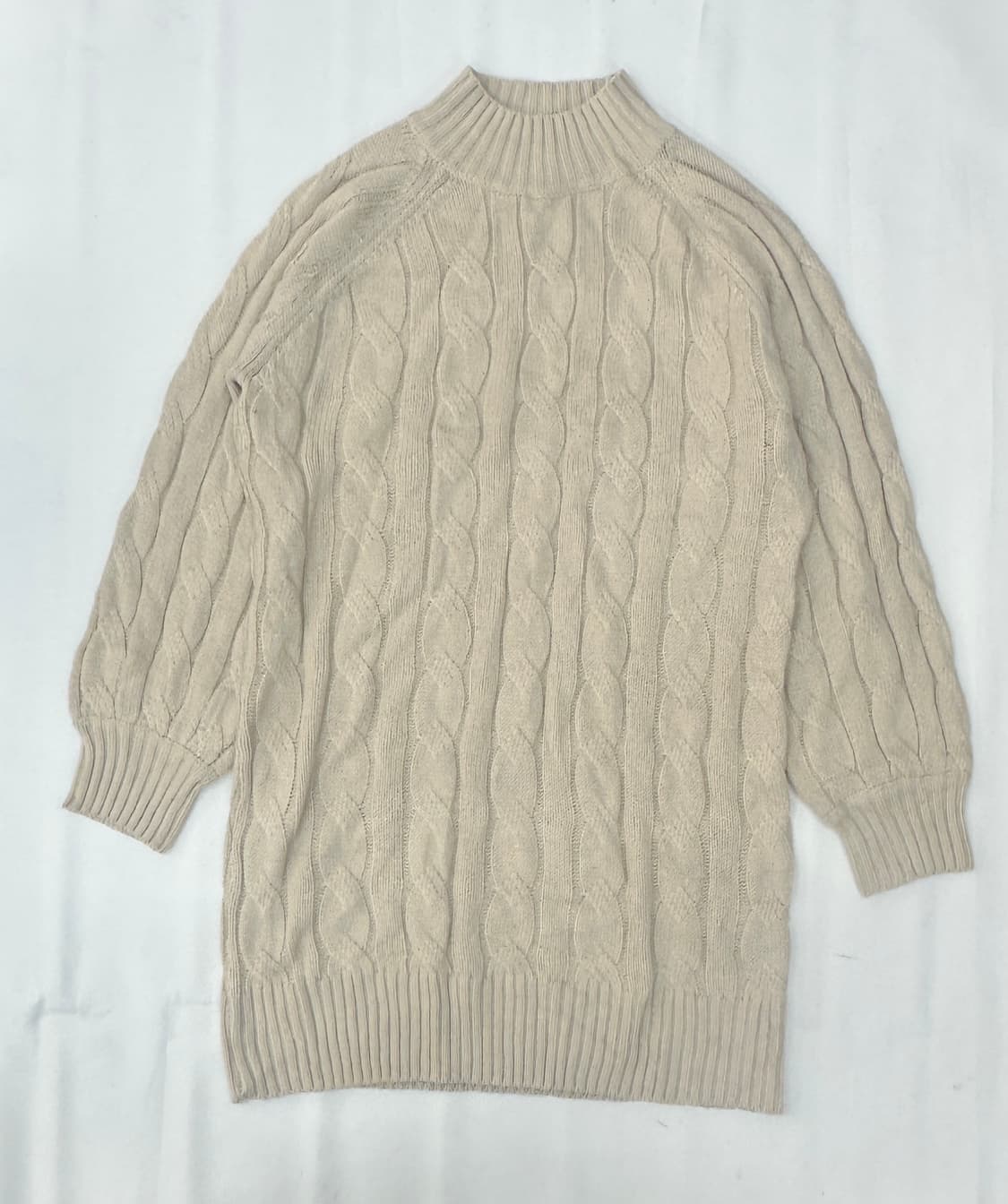 🤍사와코의 오트밀 롱 니트🤍 꽈베기 아이보리 오리엔탈 히피 에스닉 상품이미지3