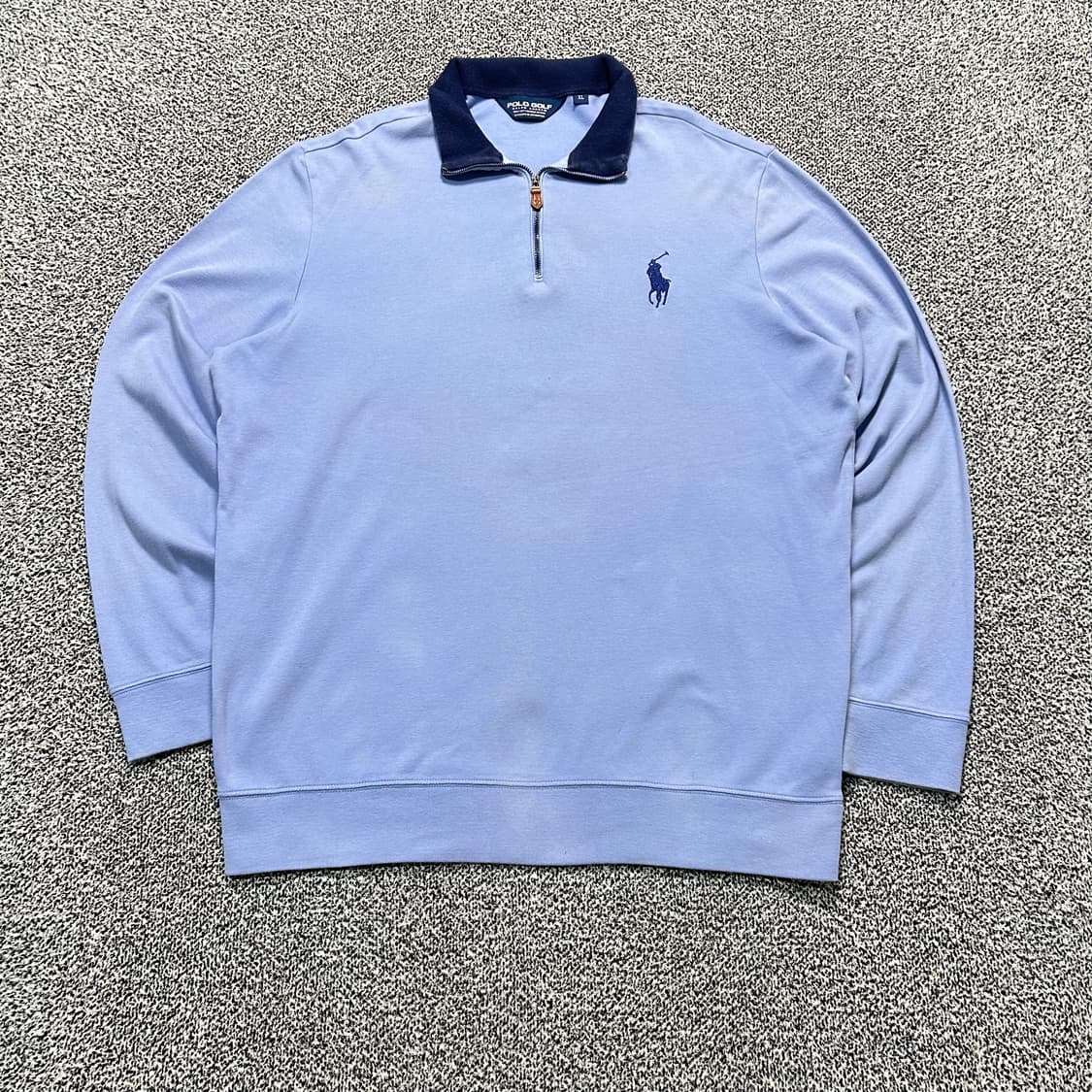 폴로 랄프로렌 코튼 반집업 니트 상품이미지1