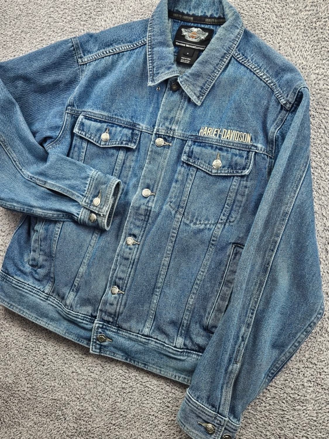 할리데이비슨 바앤실드 데님 트러커 자켓 ( M ) / 11584 상품이미지6