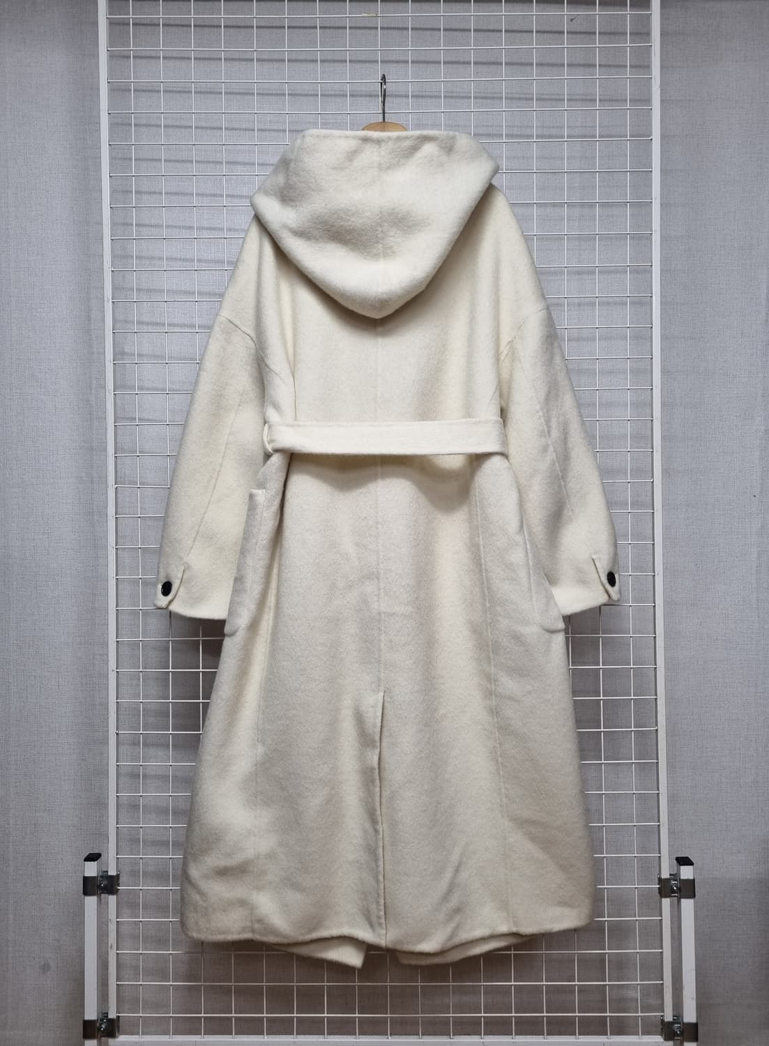 (새상품) OLZE 울 90% 핸드메이드 모직코트 free 상품이미지3