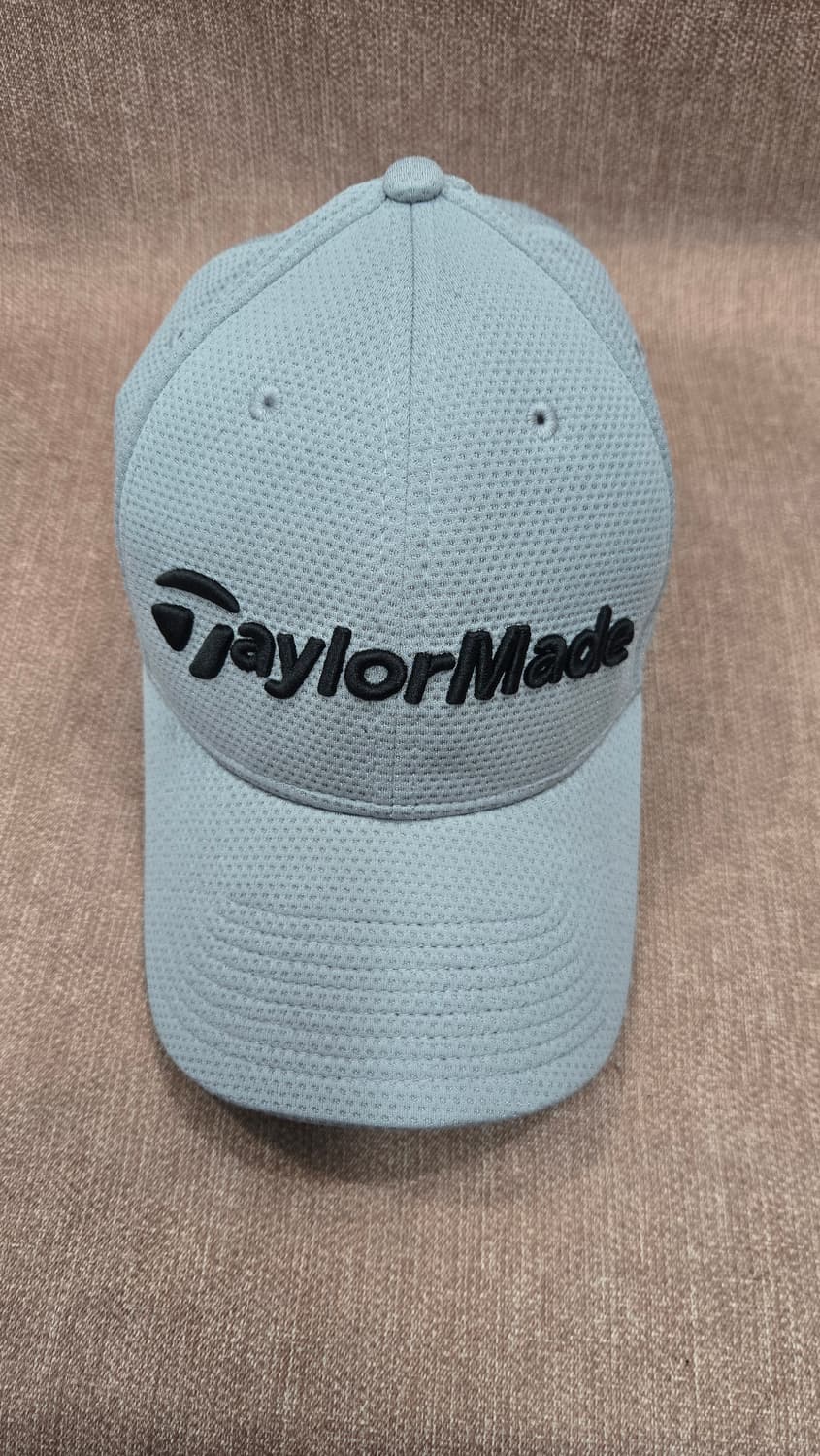 테일러메이드 뉴에라 모자 플렉스핏 핏 그레이 캡 - 사이즈 M-L 상품이미지1