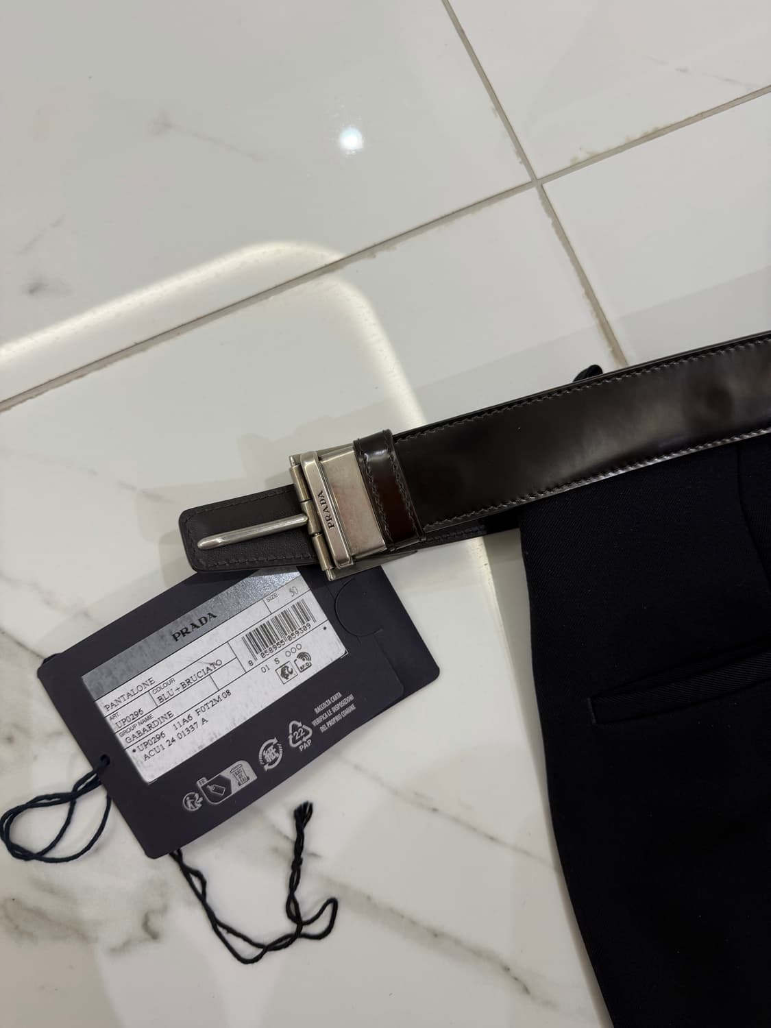 프라다 컬렉션 벨트슬렉스 상품이미지7